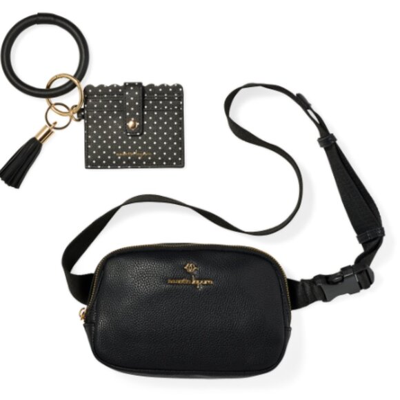 Nanette Lepore Black Key Card Holder Elegant Accessory w/Gift Box - NIB - Picture 2 of 3